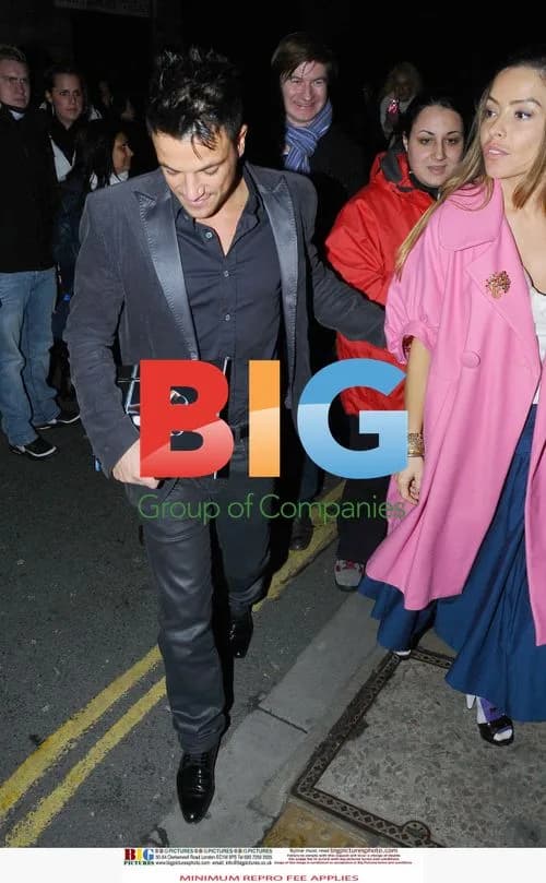 Peter Andre and Elen Rives at Claridge's