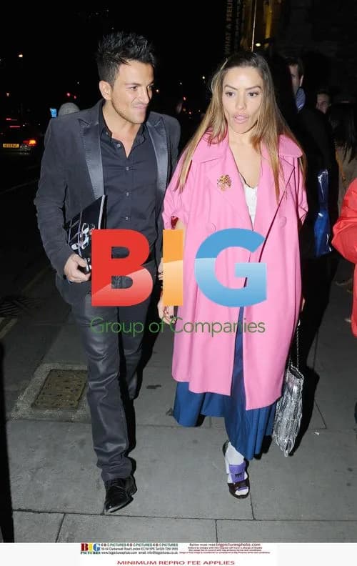 Peter Andre and Elen Rives Spotted at Claridges