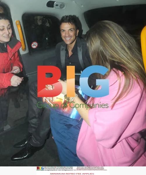 Peter Andre and Elen Rives Spotted Leaving Claridge's