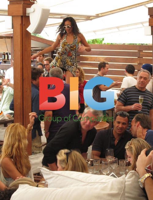 Ruud Gullit Relaxes at Nikki Beach