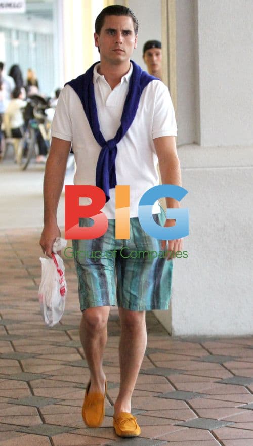 Scott Disick Walks in Miami