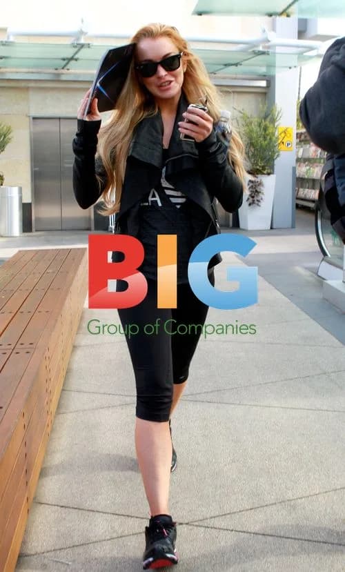 Lindsay Lohan at Equinox Gym