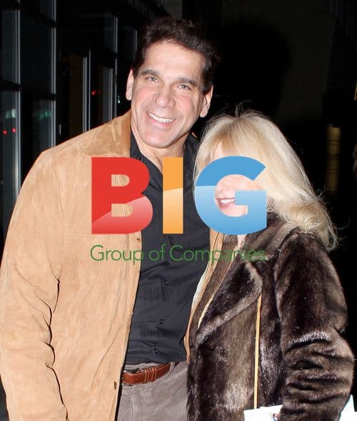 Lou Ferrigno and wife Carla at Wolfgang Puck