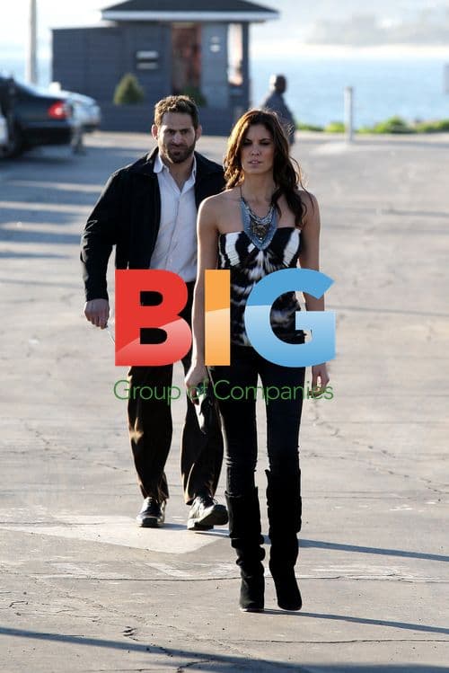 LL Cool J, Chris O'Donnell and Daniela Ruah on NCIS: LA Set