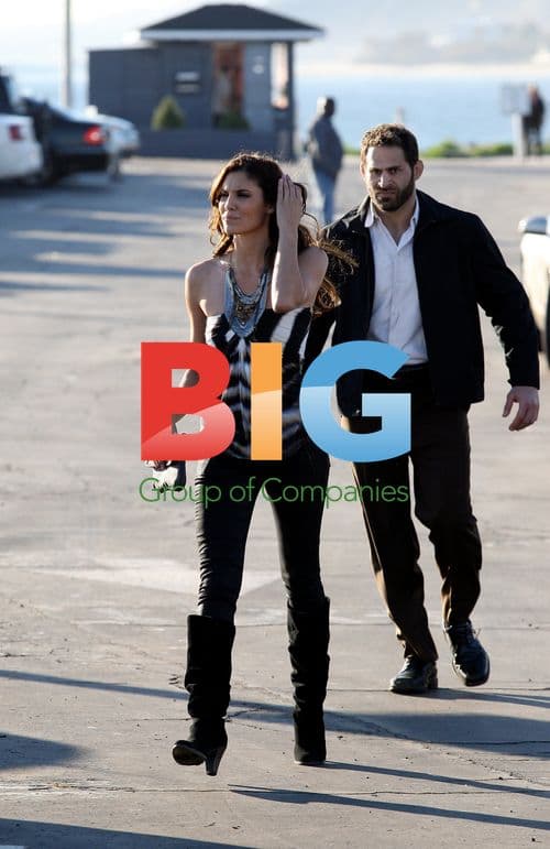 LL Cool J, Chris O'Donnell, and Daniela Ruah on NCIS: LA set