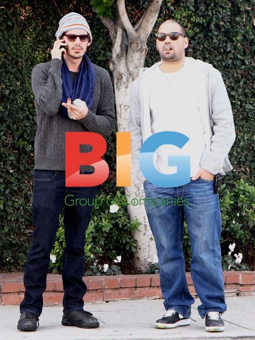 Lukas Haas with Friend in LA