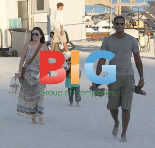 Patrick Kluivert and Family at Miami Beach