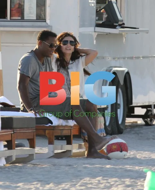 Patrick Kluivert and Family at Miami Beach