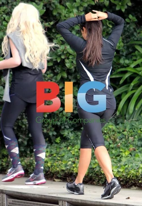 Kim Kardashian Power Walking in LA