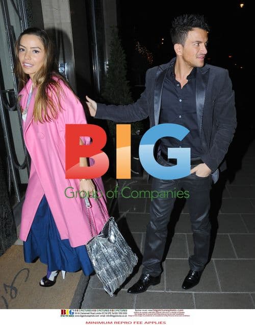 Peter Andre and Elen Rives Leave Claridges
