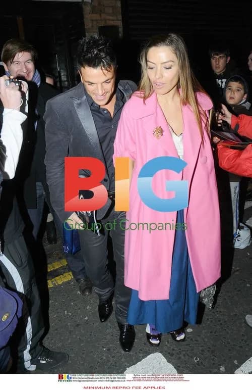 Peter Andre and Elen Rives at Flashdance Musical