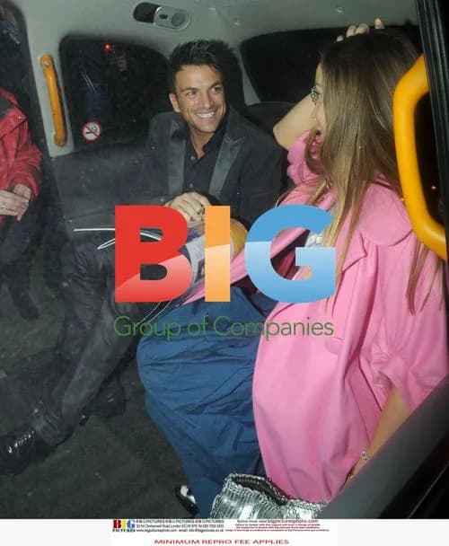 Peter Andre and Elen Rives Leaving Claridges