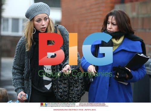 Charlotte out with kids and mom Maria