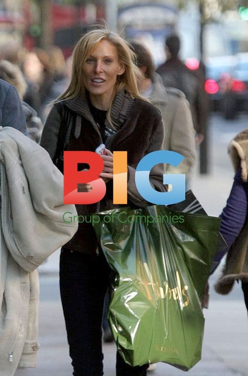 John Cleese and Girlfriend Shopping in Knightsbridge