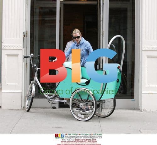 Kate Winslet on Tricycle with Kids
