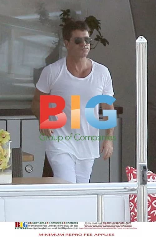Simon Cowell and Mezhgan Hussainy on Caribbean Cruise