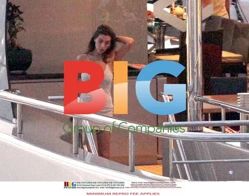 Simon Cowell and Mezhgan Hussainy on Romantic Cruise