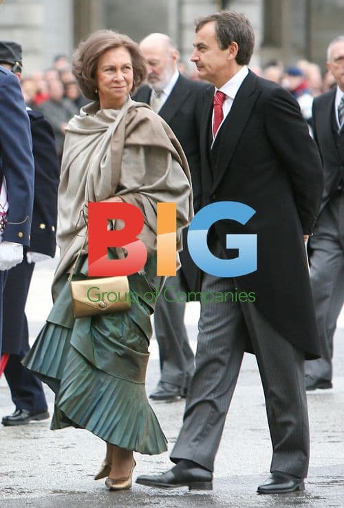 Spanish Royal Family at Military Service