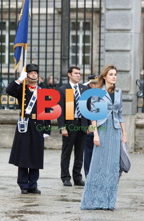 Spanish Royal Family at Military Service