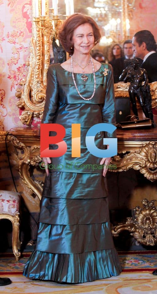 Spanish Royal Family at Military Service