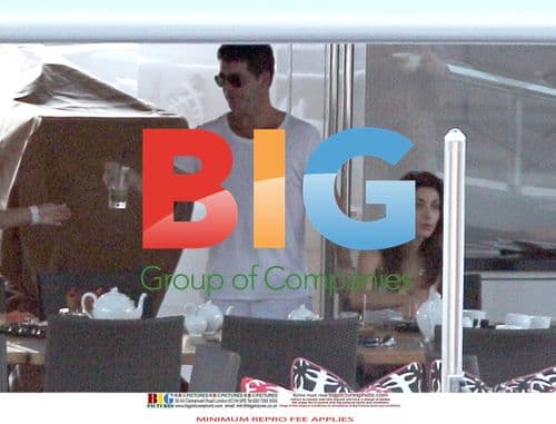 Simon Cowell and Mezhgan Hussainy's Caribbean Cruise