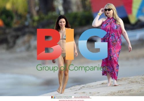 Claire Nasir Relaxing in Barbados