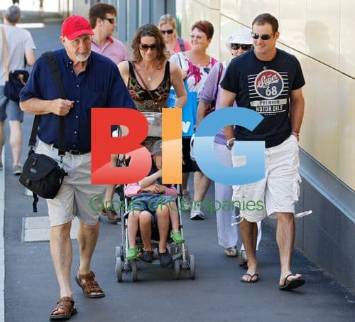 Andrew Strauss and Family in Sydney