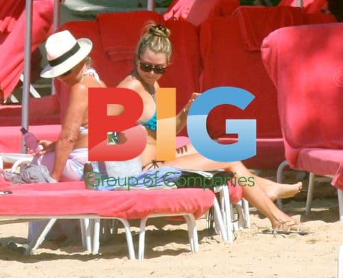 Holly Valance and Nick Candy in Barbados