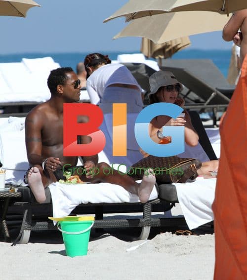 Patrick Kluivert and Family on Miami Beach