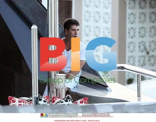 Simon Cowell and Mezhgan Hussainy on Romantic Cruise