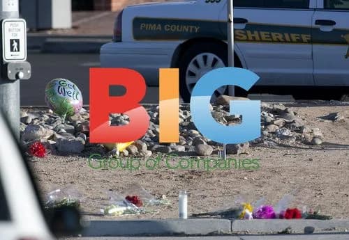 Makeshift memorial for Arizona shooting