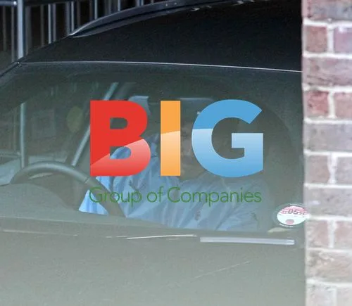 David Beckham Arrives at London Hospital