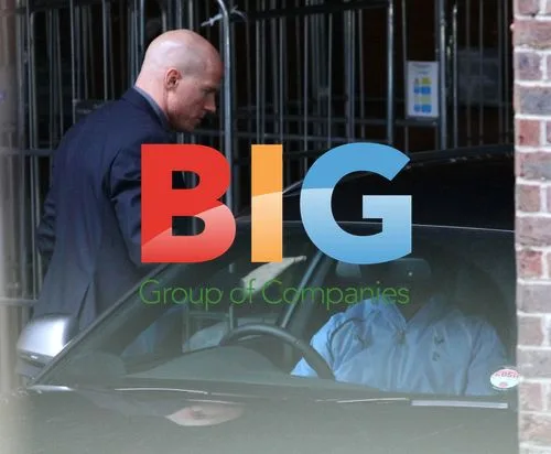 David Beckham Arrives at London Hospital