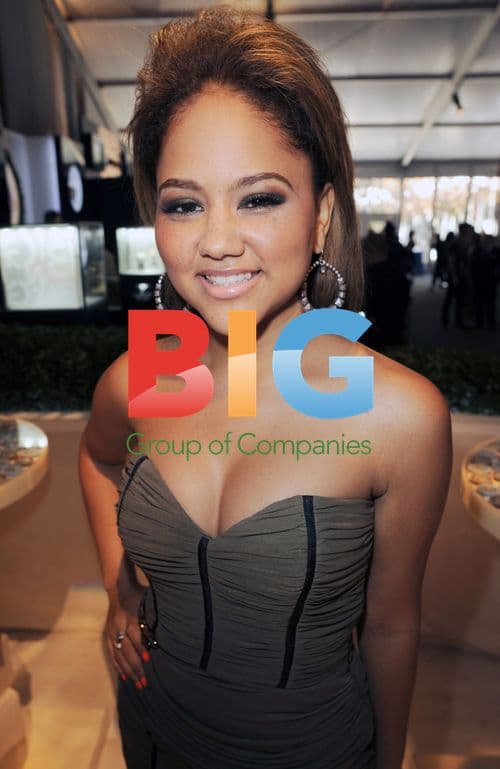 Kat Deluna Backstage at Mercedes Benz Fashion Show