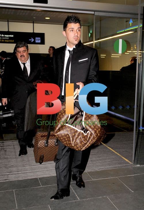 Barcelona FC Players at Airport