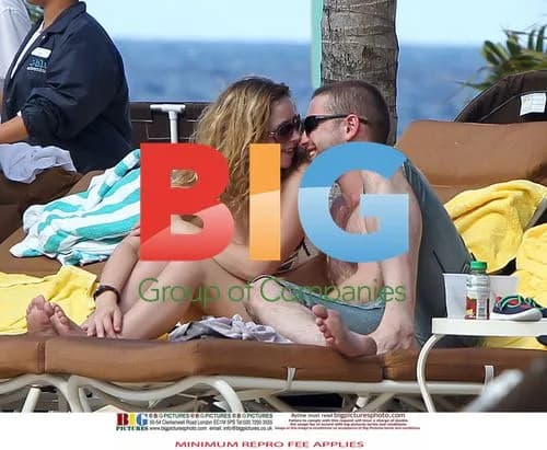 Charlotte Church and Jonathan Powell on Caribbean Vacation