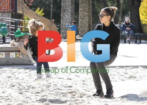Jessica Alba and Family at Park