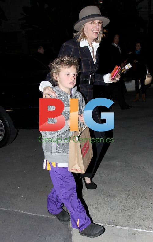 Diane Keaton at Lakers vs. Cavaliers Game