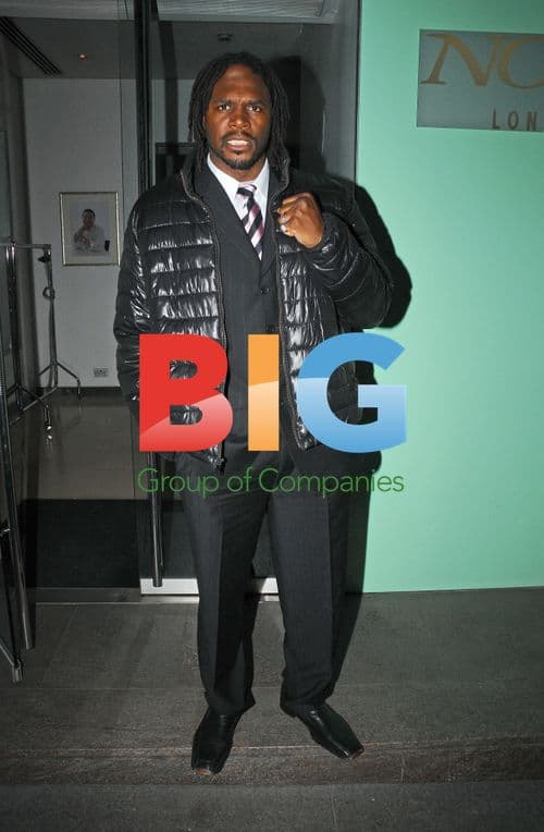 Audley Harrison at Nobu Restaurant