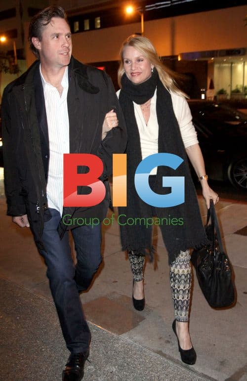 Nicollette Sheridan and boyfriend at BOA Steakhouse