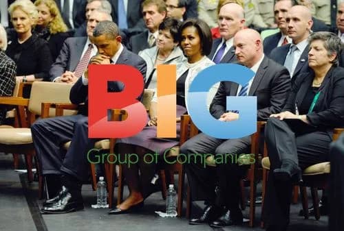 Obama, Kelly, Napolitano at Tucson Memorial
