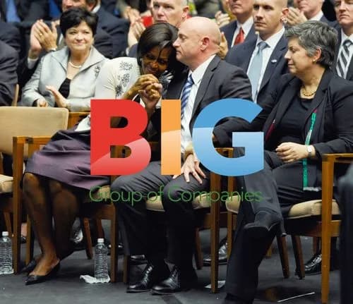 Michelle Obama and Janet Napolitano comfort Mark Kelly