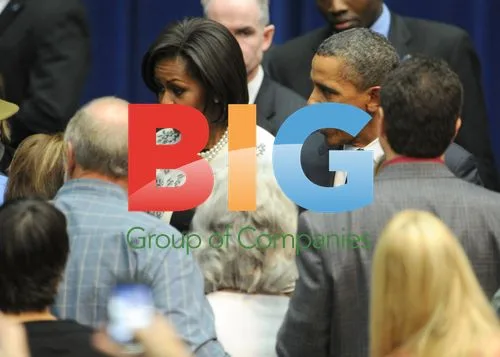 Obama and Michelle at Tucson Memorial Service