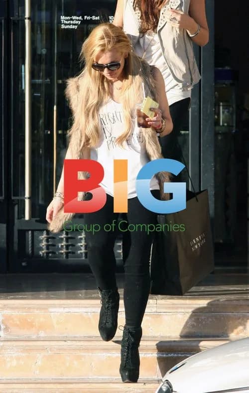 Lindsay Lohan Shopping at Barney's