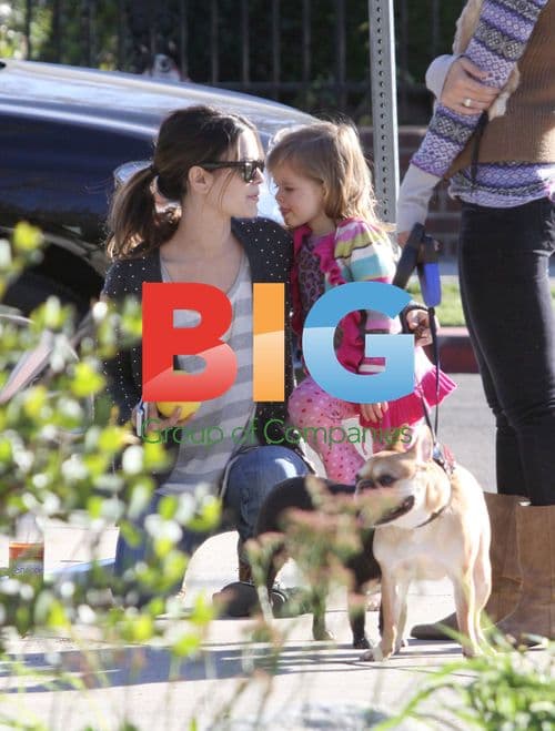 Rachel Bilson and Young Girl at LA Park