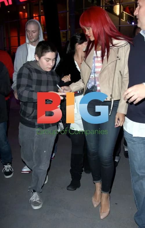 Rihanna Leaving Clippers Game