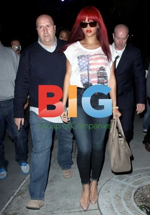 Rihanna Leaving Clippers Game in LA