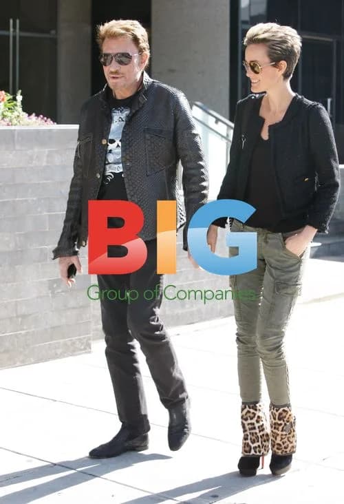 Johnny Hallyday Leaving Plastic Surgeon's Office