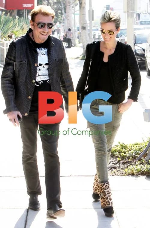 Johnny Hallyday Leaving Plastic Surgeon's Office