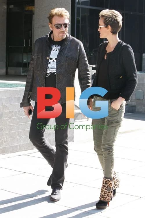 Johnny Hallyday Leaves Plastic Surgeon's Office